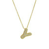 Pendant Necklace Copper Electroplated With Letter Pattern Balloon Bubble Shape