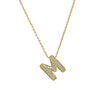 Pendant Necklace Copper Electroplated With Letter Pattern Balloon Bubble Shape
