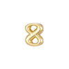 Pendant Necklace Copper Electroplated With Letters Numbers Text Pattern