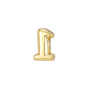 Pendant Necklace Copper Electroplated With Letters Numbers Text Pattern