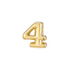 Pendant Necklace Copper Electroplated With Letters Numbers Text Pattern