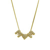 Pendant Necklace Copper Electroplating Alphabet Pattern