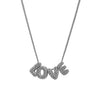 Pendant Necklace Copper Electroplating Alphabet Pattern