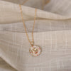 Pendant Necklace Copper Electroplating Oil Dripping Boots Hat Pink Girly Style