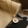 Pendant Necklace Copper Geometric Animal Retro Gold Plated Zircon Bee Minimalist Female