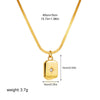 Pendant Necklace Copper Geometric Heart Electroplating Light Luxury Minimalist For Women