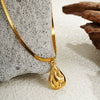 Pendant Necklace Copper Geometric Heart Electroplating Light Luxury Minimalist For Women