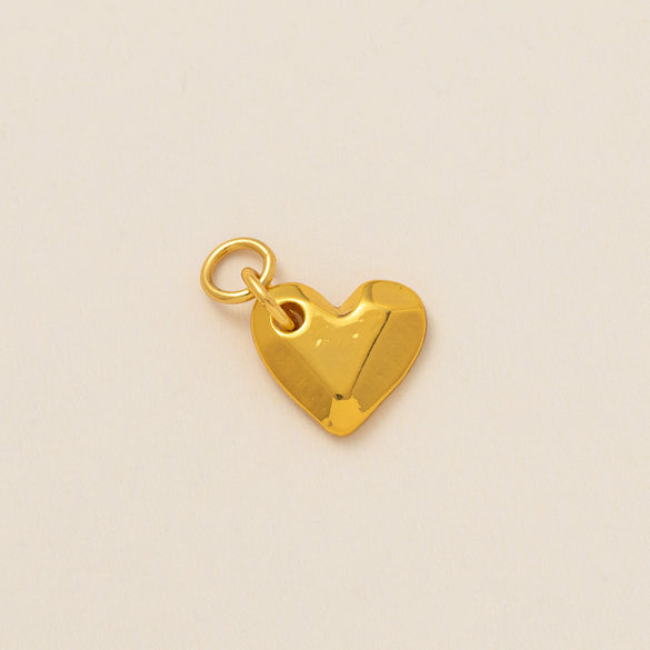 Pendant Necklace Copper Geometric Heart Shape Handmade Electroplating For Women