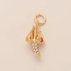 Pendant Necklace Copper Geometric 18K Gold Plated