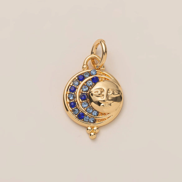Pendant Necklace Copper Geometric Shape Vacuum Plated 18K Gold Color
