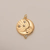 Pendant Necklace Copper Geometric Shape Vacuum Plated 18K Gold Color