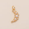 Pendant Necklace Copper Geometric Shape Vacuum Plated 18K Gold Color