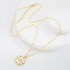 Pendant Necklace Copper Goldplated Devil's Eye Zirconembedded Ochain Creative Jewelry