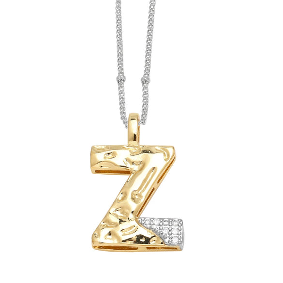 Pendant Necklace Copper Hiphop Minimalist With Letter Pattern Electroplated