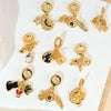 Pendant Necklace Copper Micropaved Zircon Wings Heart Constellation Shape Electroplating Style