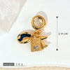 Pendant Necklace Copper Micropaved Zircon Wings Heart Constellation Shape Electroplating Style