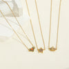 Pendant Necklace Copper Mixed Gem Micro Inlay Heart Star Animal Zodiac Style For Women