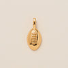 Pendant Necklace Copper Mixed Gemstone Inlay Geometric Shape Minimalist Style Vacuum Plating Real Gold
