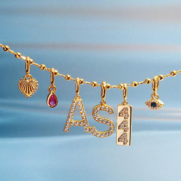 Pendant Necklace Copper Mixed Gemstone Inlay Geometric Shape Minimalist Style Vacuum Plating Real Gold