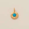 Pendant Necklace Copper Mixed Gemstone Inlay Geometric Square 12 Birthstone Women's Accessories