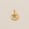 Pendant Necklace Copper Mixed Gemstone Inlay Geometric Square 12 Birthstone Women's Accessories