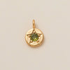 Pendant Necklace Copper Mixed Gemstone Inlay Geometric Square 12 Birthstone Women's Accessories
