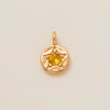 Pendant Necklace Copper Mixed Gemstone Inlay Geometric Square 12 Birthstone Women's Accessories