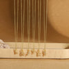 Pendant Necklace Copper Mixed Gemstone Setting Electroplating Twelve Constellations Logo O Word Chain For Women