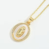 Pendant Necklace Copper Mixed Gemstone Setting Geometric Electroplating For Women