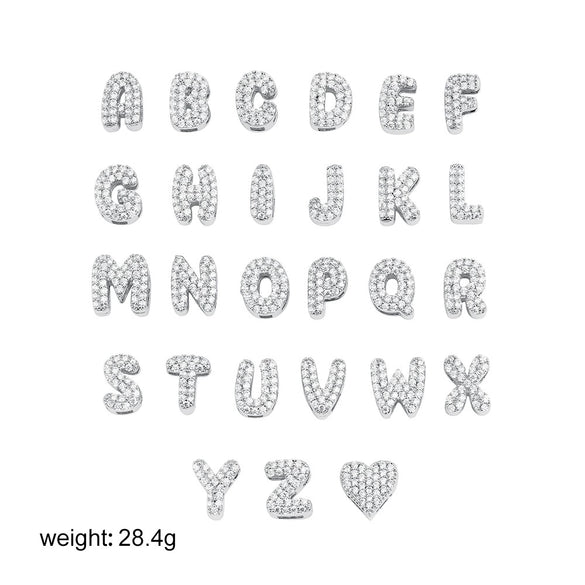 Pendant Necklace Copper Personality Electroplating Letters Numbers Text