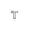 Pendant Necklace Copper Personality Electroplating Letters Numbers Text