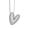Pendant Necklace Copper Plated Real Gold Inlaid With Zircon Letter Design