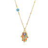Pendant Necklace Copper Stainless Steel Geometric Crown Pattern Electroplated Unisex