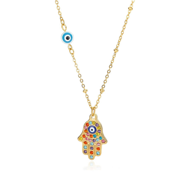 Pendant Necklace Copper Stainless Steel Geometric Crown Pattern Electroplated Unisex