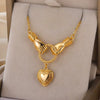 Pendant Necklace Copper Stainless Steel Geometric Crown Pattern Electroplated Unisex