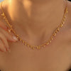 Pendant Necklace Copper 316L Stainless Steel Geometric Light Luxury Stitching Gourd Tassel Electroplated For Women