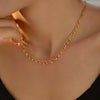 Pendant Necklace Copper 316L Stainless Steel Geometric Light Luxury Stitching Gourd Tassel Electroplated For Women