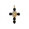 Pendant Necklace Copper With Zirconia Geometric Style