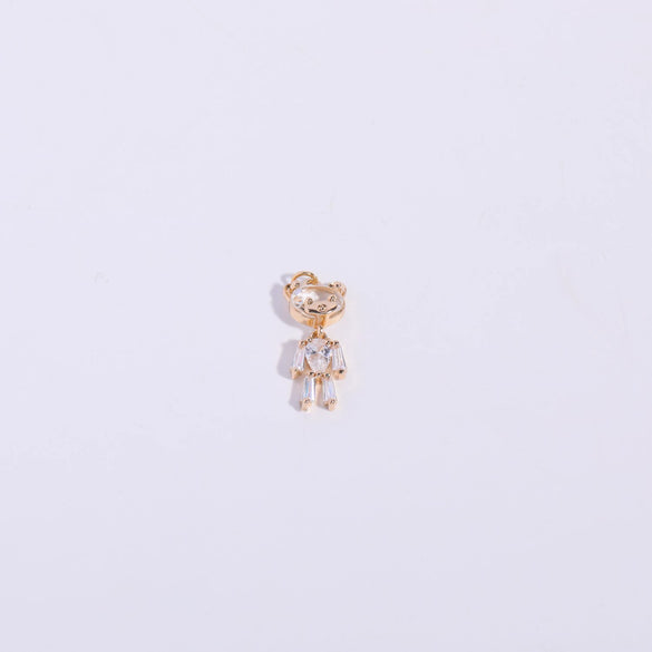 Pendant Necklace Diy Accessories Copper Gold Plated Geometric Zircon Eye Constellation Tarot Pendant