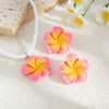 Pendant Necklace Flower Flannel Dripping Oil Clavicle Chain