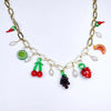 Pendant Necklace Fruit Pattern Copper Electroplating