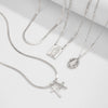 Pendant Necklace Geometric Pattern Alloy Copperclad Iron Iron Copper Snake Bone Chain Electroplating