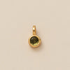 Pendant Necklace Glass Zircon Copper Electroplating Hexagonal Round Shape Birthstone December