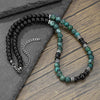Pendant Necklace Hand Of Fatima Geometric Black Sand Black Gallstone Alloy Electroplated Unisex O Chain