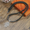 Pendant Necklace Hand Of Fatima Geometric Black Sand Black Gallstone Alloy Electroplated Unisex O Chain
