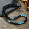 Pendant Necklace Hand Of Fatima Geometric Black Sand Black Gallstone Alloy Electroplated Unisex O Chain