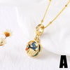 Pendant Necklace Hiphop Geometric Copper Electroplated