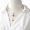 Pendant Necklace Hiphop Geometric Copper Electroplated