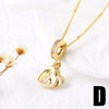 Pendant Necklace Hiphop Geometric Copper Electroplated