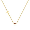 Pendant Necklace Jewelry Copper Plated With Real Gold Geometric Style Electroplating